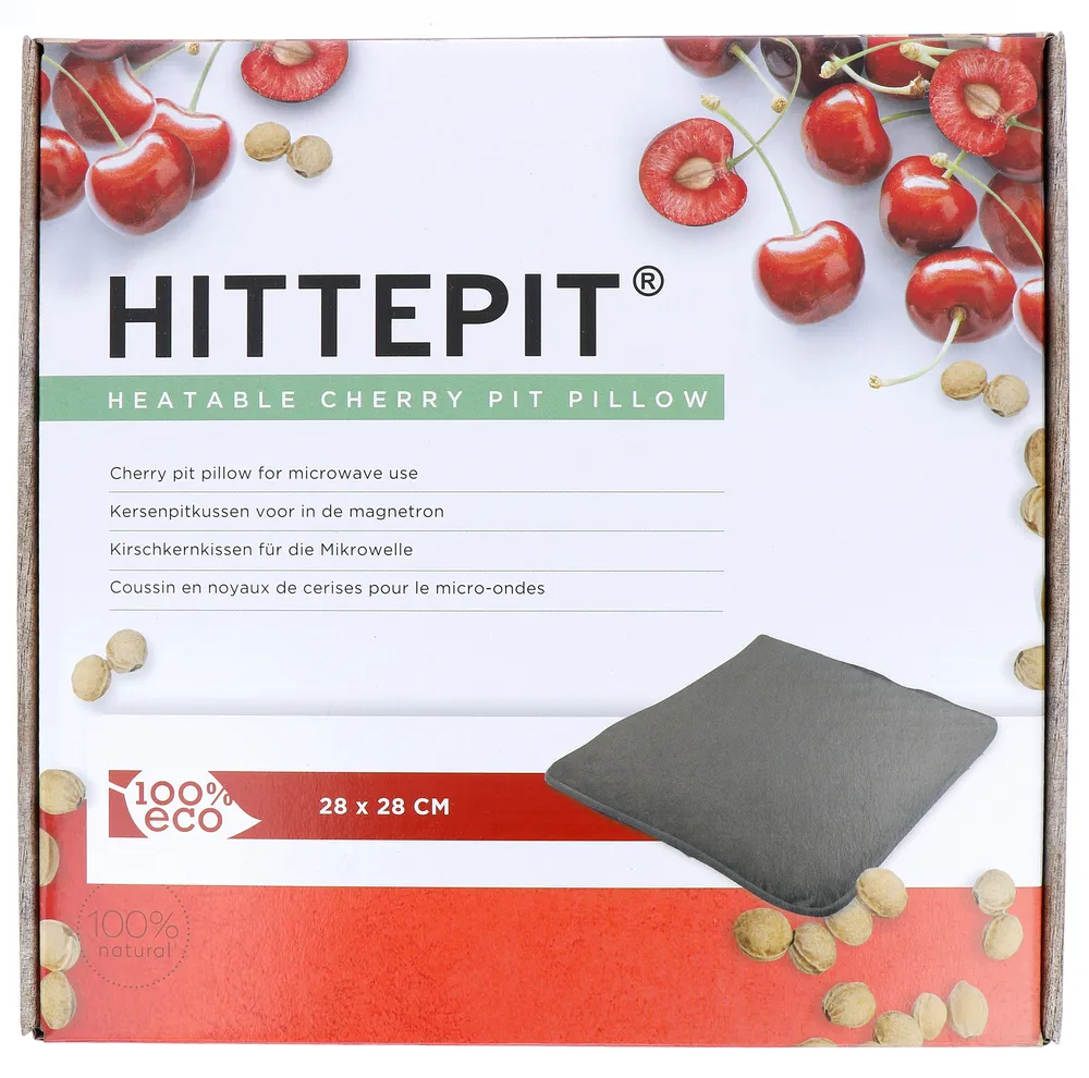 Hittepit Heatable Cherry Pit Pillow Vierkant Eco