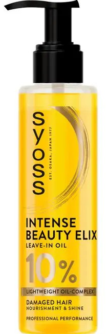 Syoss Intense Beauty Elixer Leave -In Oil 10%  Lightweight Complex