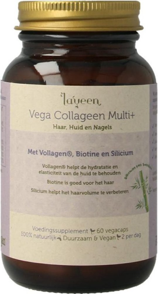 Laveen Vega Collageen Multi+ Capsules - Haar, huid en nagel multivitamine
