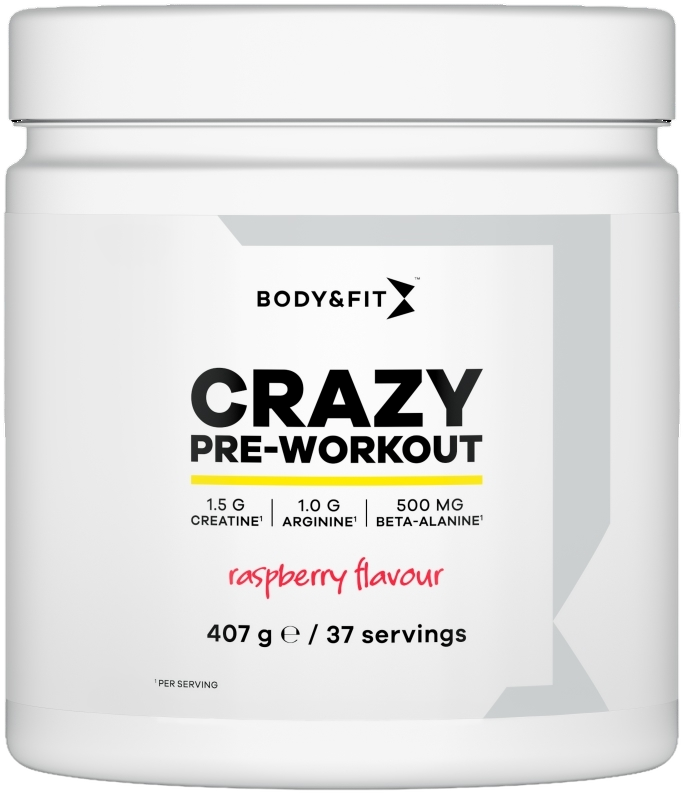 Body & Fit Crazy Pre-Workout Frambozen