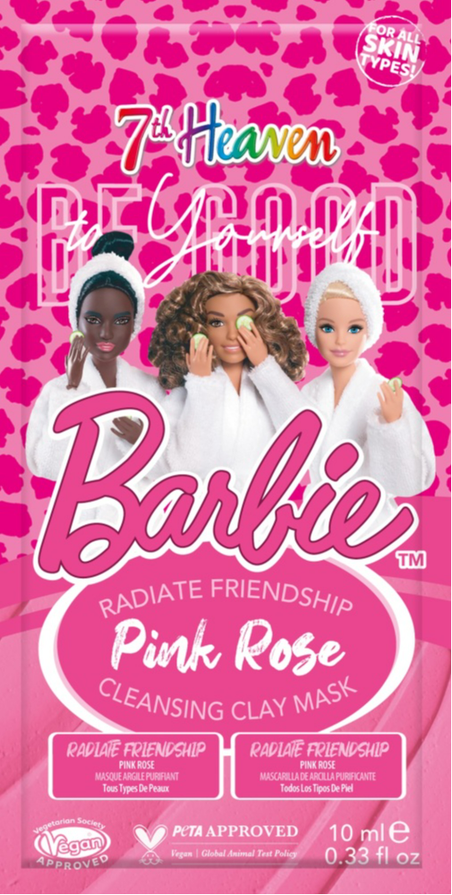 7th Heaven Barbie Pink Rose Cleansing Clay Mask