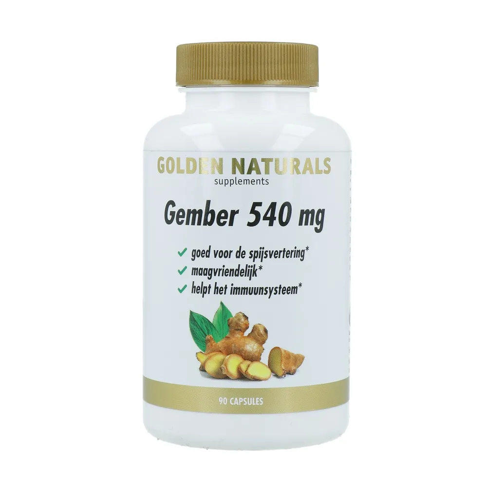 Golden Naturals Gember 450 mg Capsules