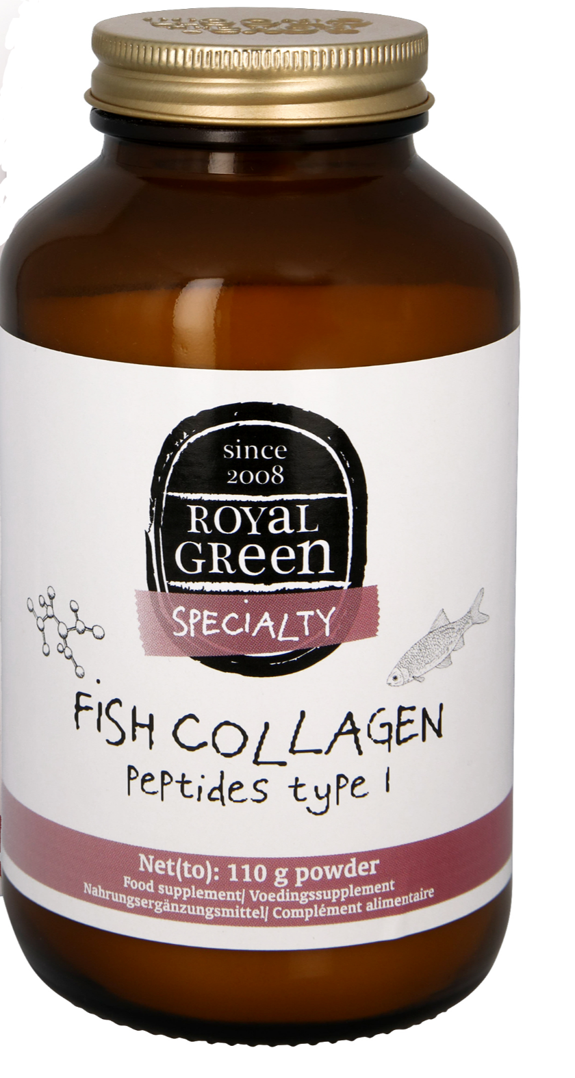 Royal Green Fish Collagen Peptide Type 1 Poeder