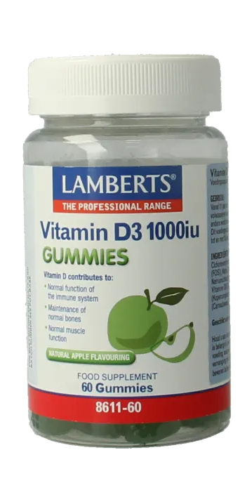 Lamberts Vitamine D3 1000ie Gummies