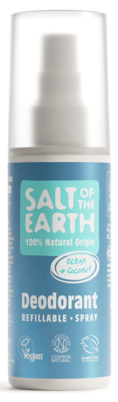 Salt Of The Earth Ocean + Coconut Deodorant Refillable Spray