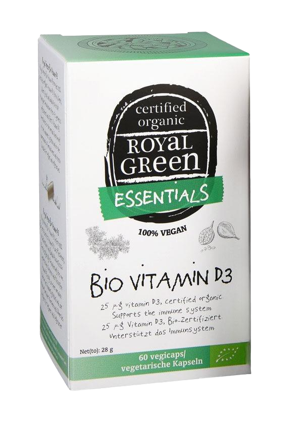 Royal Green Essentials Bio Vitamine D3 Vegicaps
