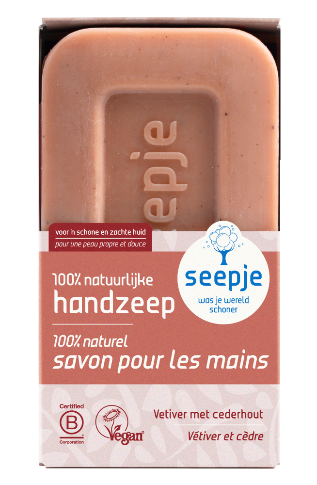Seepje Natuurlijke Handzeep Vetiver Cederhout