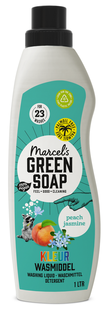 Marcels Green Soap Perzik Jasmijn Kleur Wasmiddel