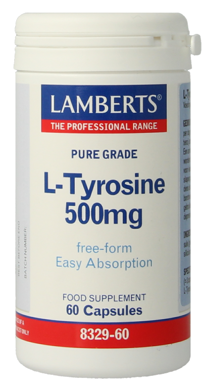 Lamberts L-tyrosine 500mg Capsules