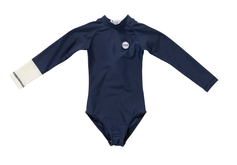 Tenue Soleil UV Swimsuit Blauw 10-12 jaar