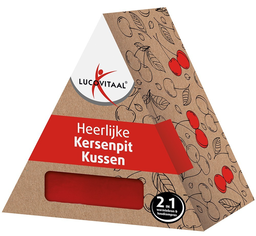 Lucovitaal Kersenpit Kussen Rechthoek
