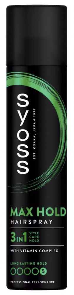Syoss 3in1 Max Hold Hairspray Hold 5