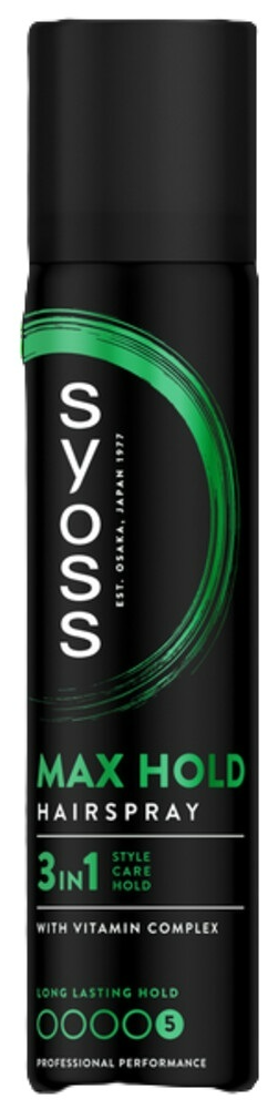 Syoss 3in1 Max Hold Hairspray Hold 5