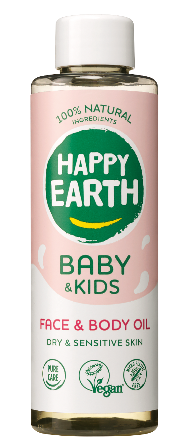 Happy Earth 100% Natural Baby & Kids Face & Body Oil
