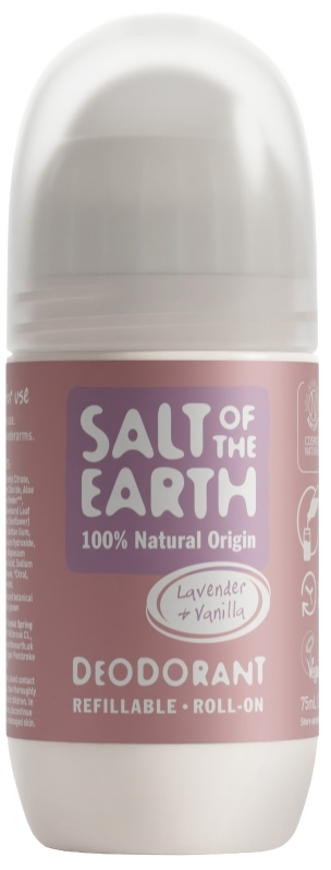 Salt Of The Earth Lavender + Vanilla Deodorant Refillable Roll-On