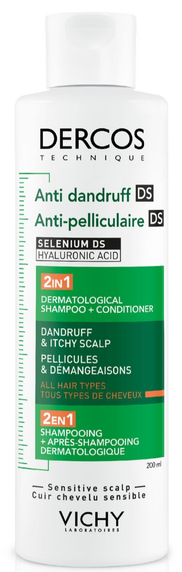 Vichy Dercos Anti Dandruff 2in1 Dermatological Conditioning Shampoo