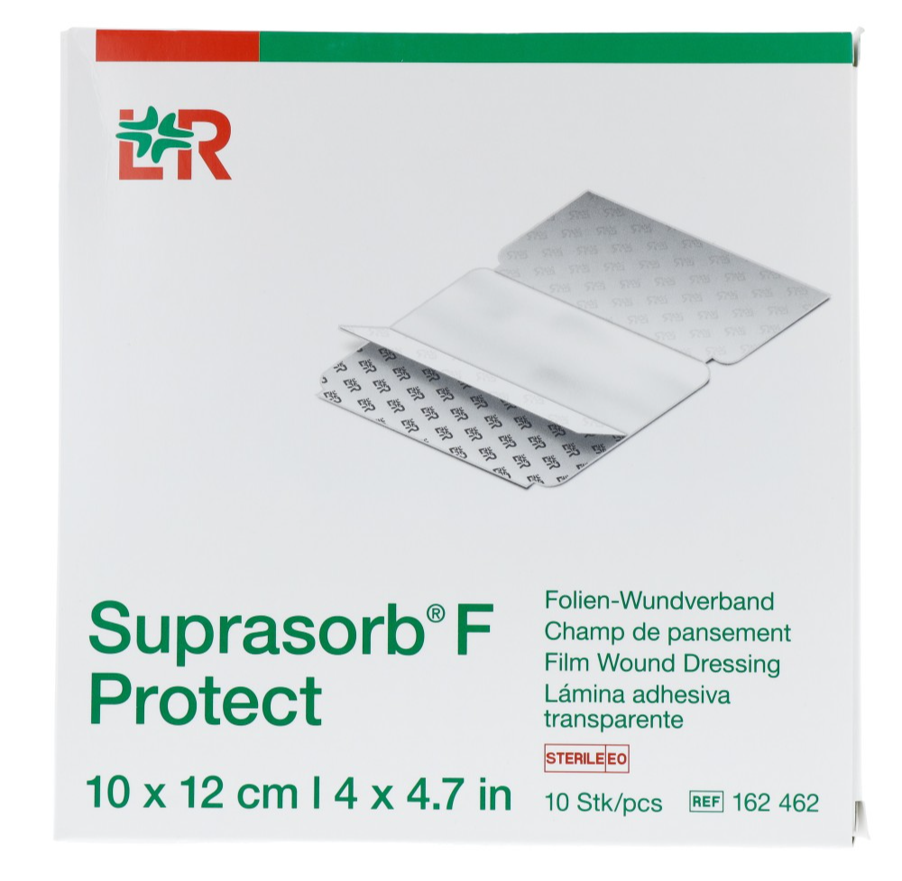 Lohmann & Rauscher Suprasorb F Folieverband Steriel 10x12cm