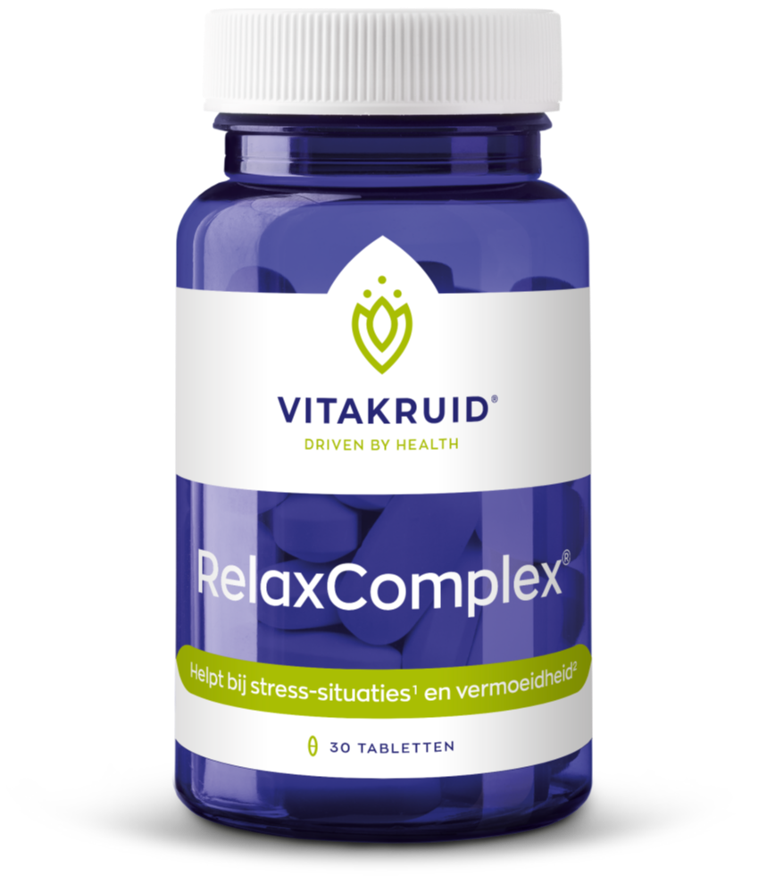 Vitakruid RelaxComplex oa Magnesium Tauraat & Vitamine D3 30