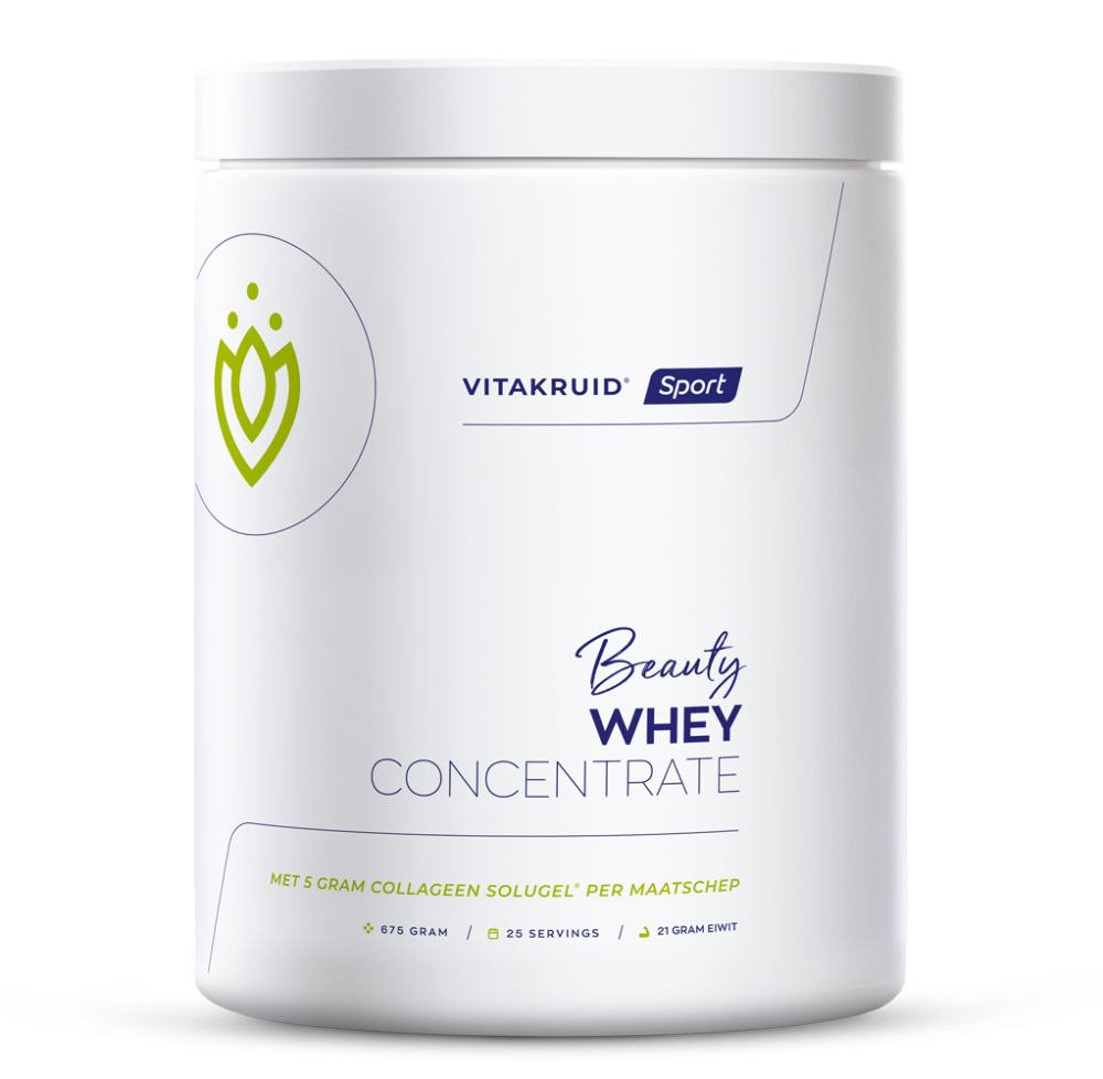 Vitakruid Beauty Whey protein met 5 gr Collageen Solugel®