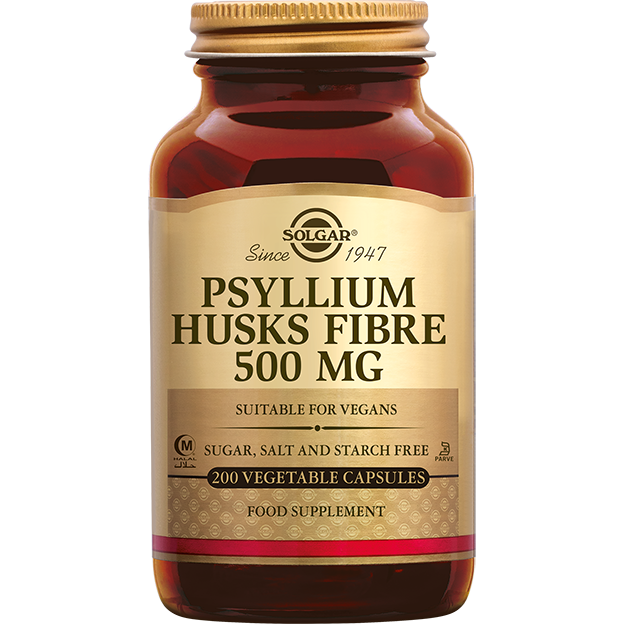 Solgar Psyllium Husks Fibre (Vlozaad vezels) 500 mg Capsules