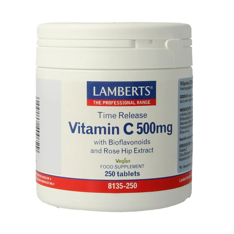 Lamberts Vitamine C 500 mg Time Release & Bioflavonoiden Tabletten