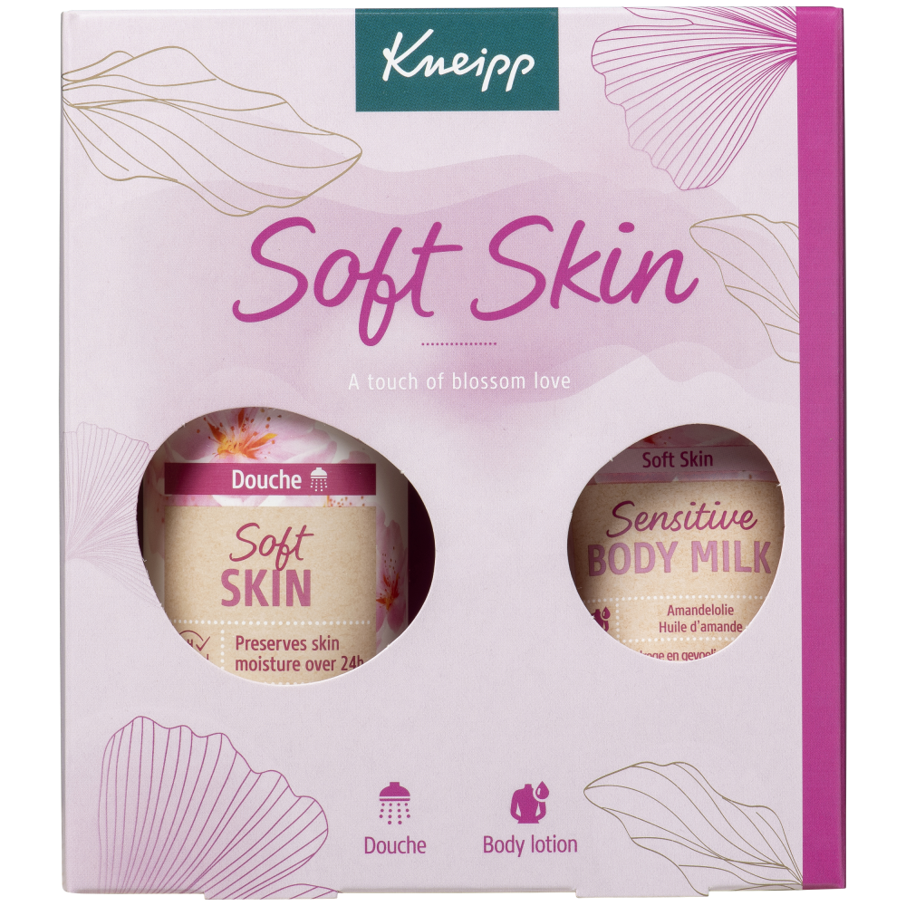 Kneipp Soft Skin Douche & Body Milk Geschenkset