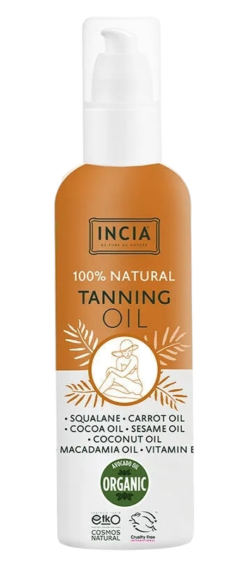 Incia 100% Natural Tanning Oil