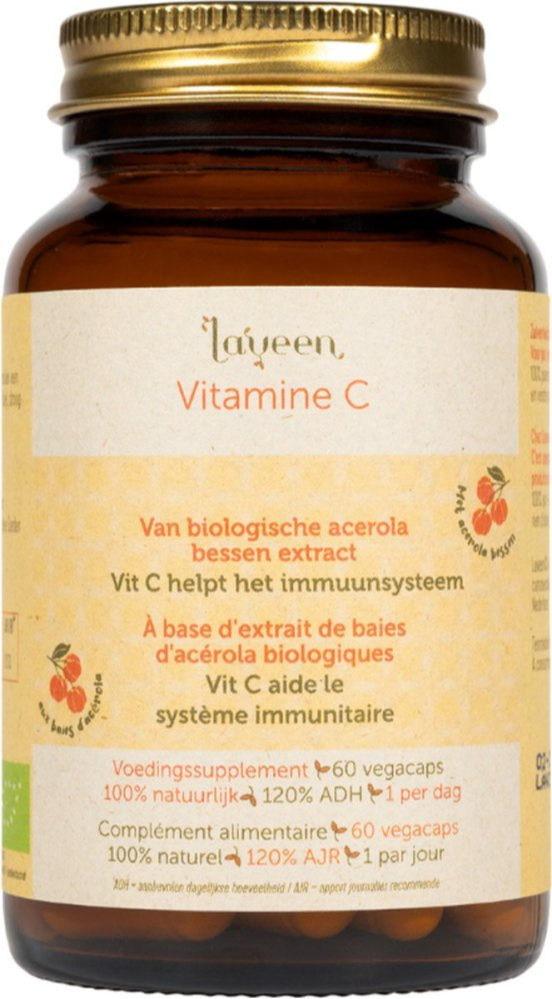 Laveen Bio Vitamine C Vegacaps - Biologische Acerola