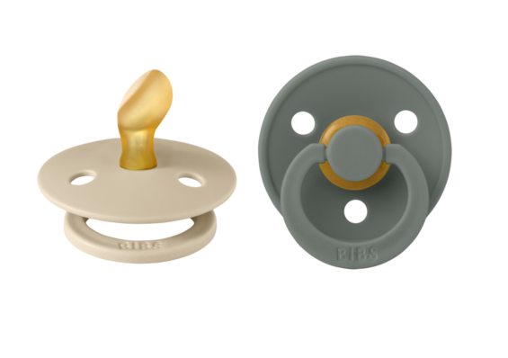 Bibs Fopspeen 0-6 Maanden Anatomic Vanilla/Pine