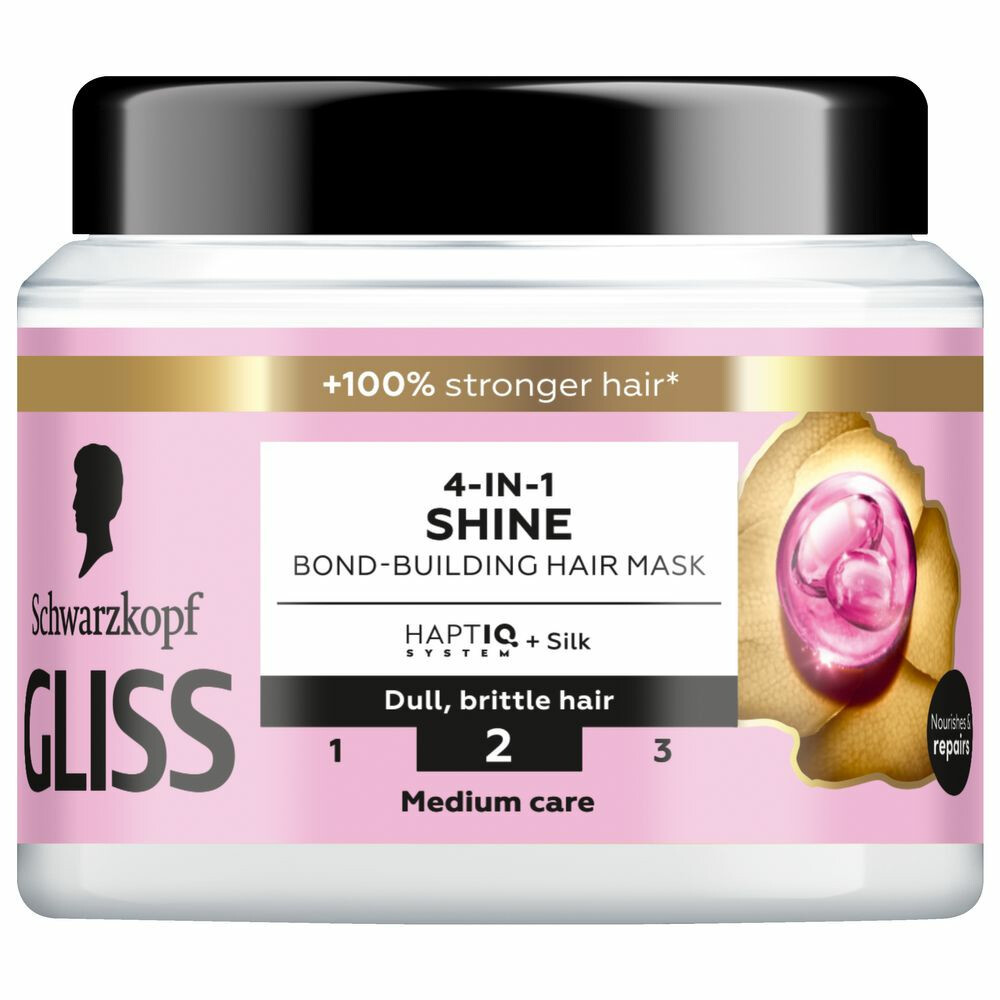 Schwarzkopf Gliss 4-in-1 Shine Bonding Building Hair Mask 2