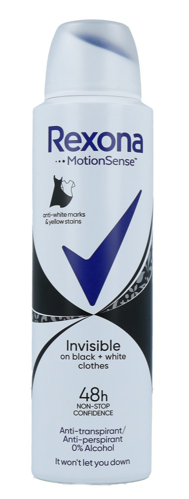 Rexona Deodorantspray Invisible Black & White