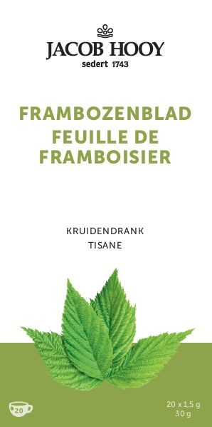 Jacob Hooy Frambozenblad Theezakjes