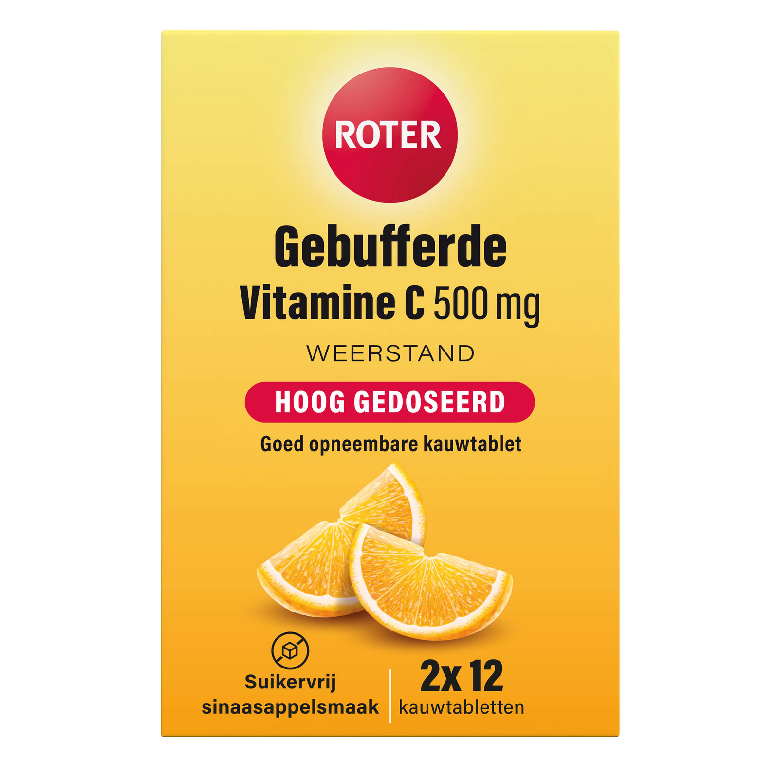 Roter Gebufferde Vitamine C 500mg Kauwtabletten