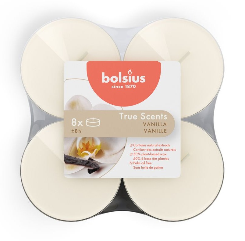 Bolsius True Scents Vanilla Maxi Waxine