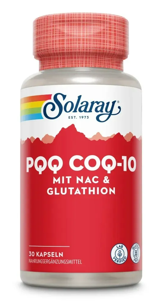 Solaray PQQ, CoQ10 met NAC en Glutathion Capsules