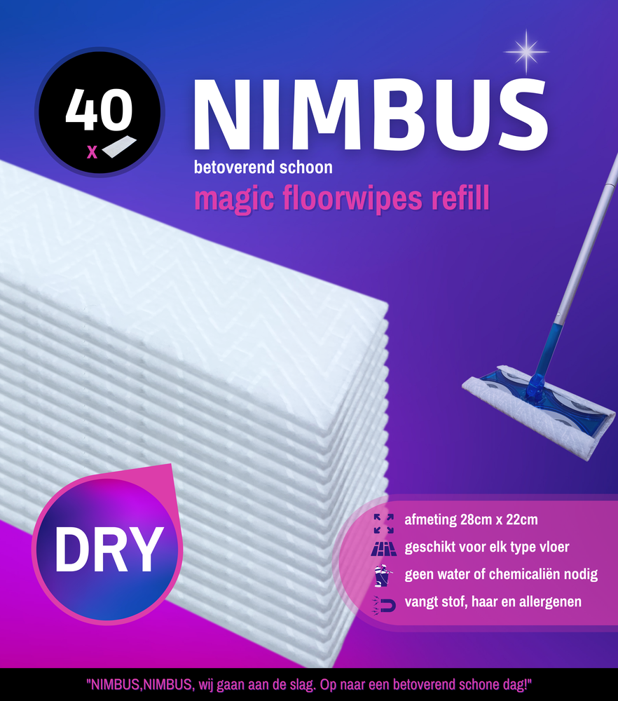 Nimbus Magic Floorwipes Refill