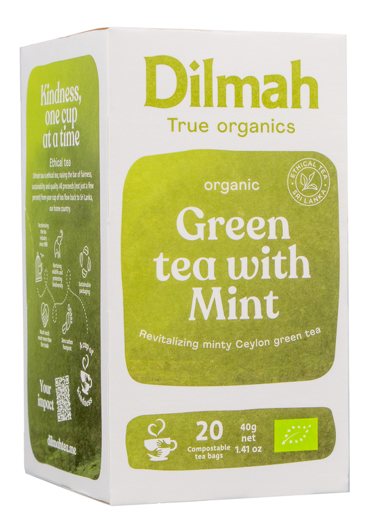 Dilmah Organic Green Tea Mint