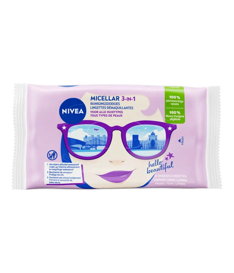 Nivea Micellair 3-in-1 Reinigingsdoekjes