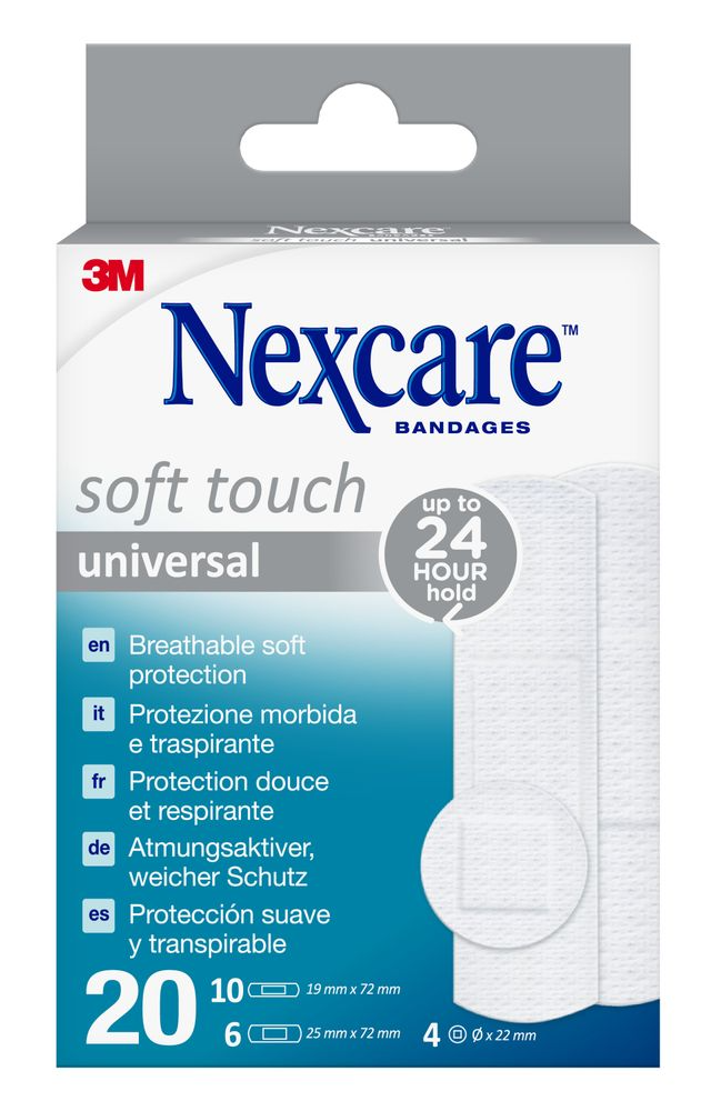 Nexcare Bandages Soft Touch Universal