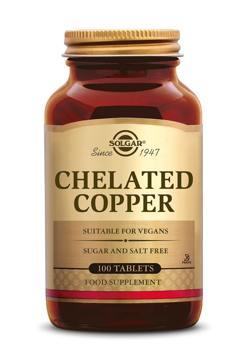 Solgar Chelated Copper (Koper) Tabletten