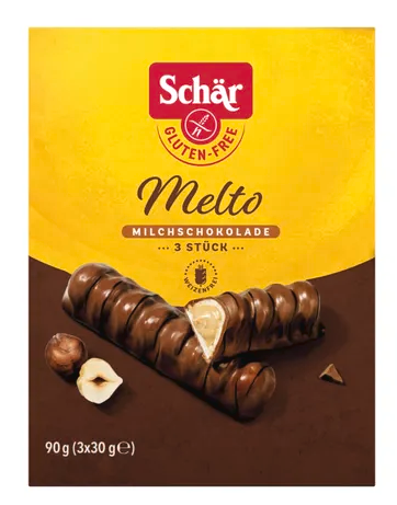 Schar Melto Melkchocolade Hazelnoot Repen