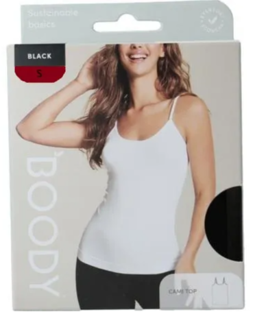 Boody Cami Top Zwart S