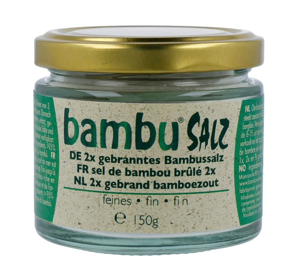 Bambu Salz Bamboezout Fijn 2x Gebrand
