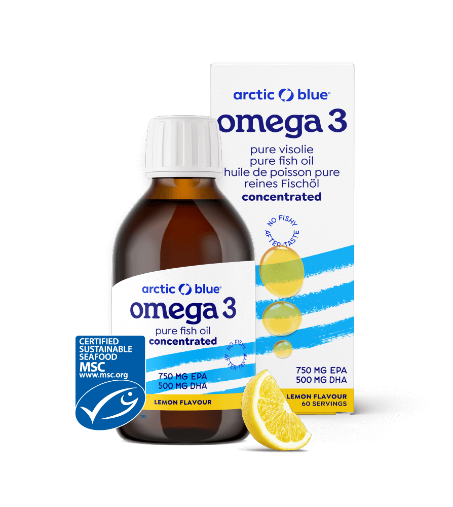 Arctic Blue Omega-3 Visolie Citroensmaak