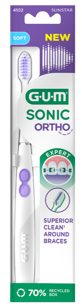 GUM Sonic Ortho Batterij Tandenborstel