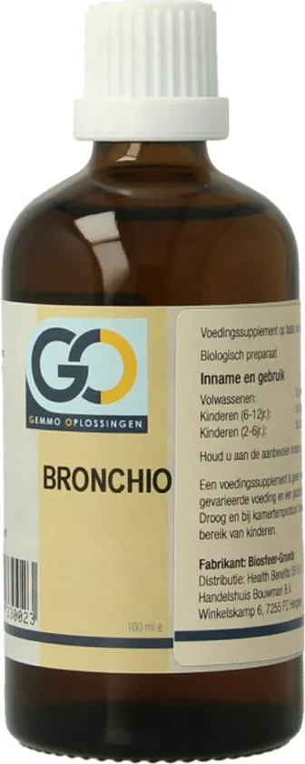 GO Gemmo Oplossingen Bronchio Bio Tinctuur