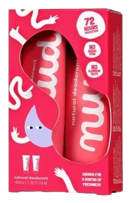 Nuud Natural Deodorant 2-Pack