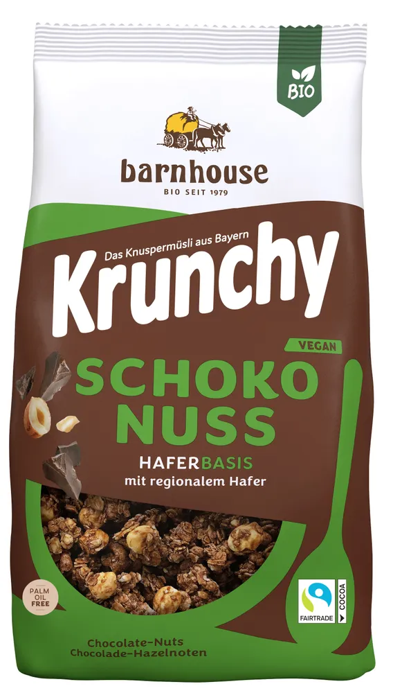 Barnhouse Krunchy Chocolade - Hazelnoten