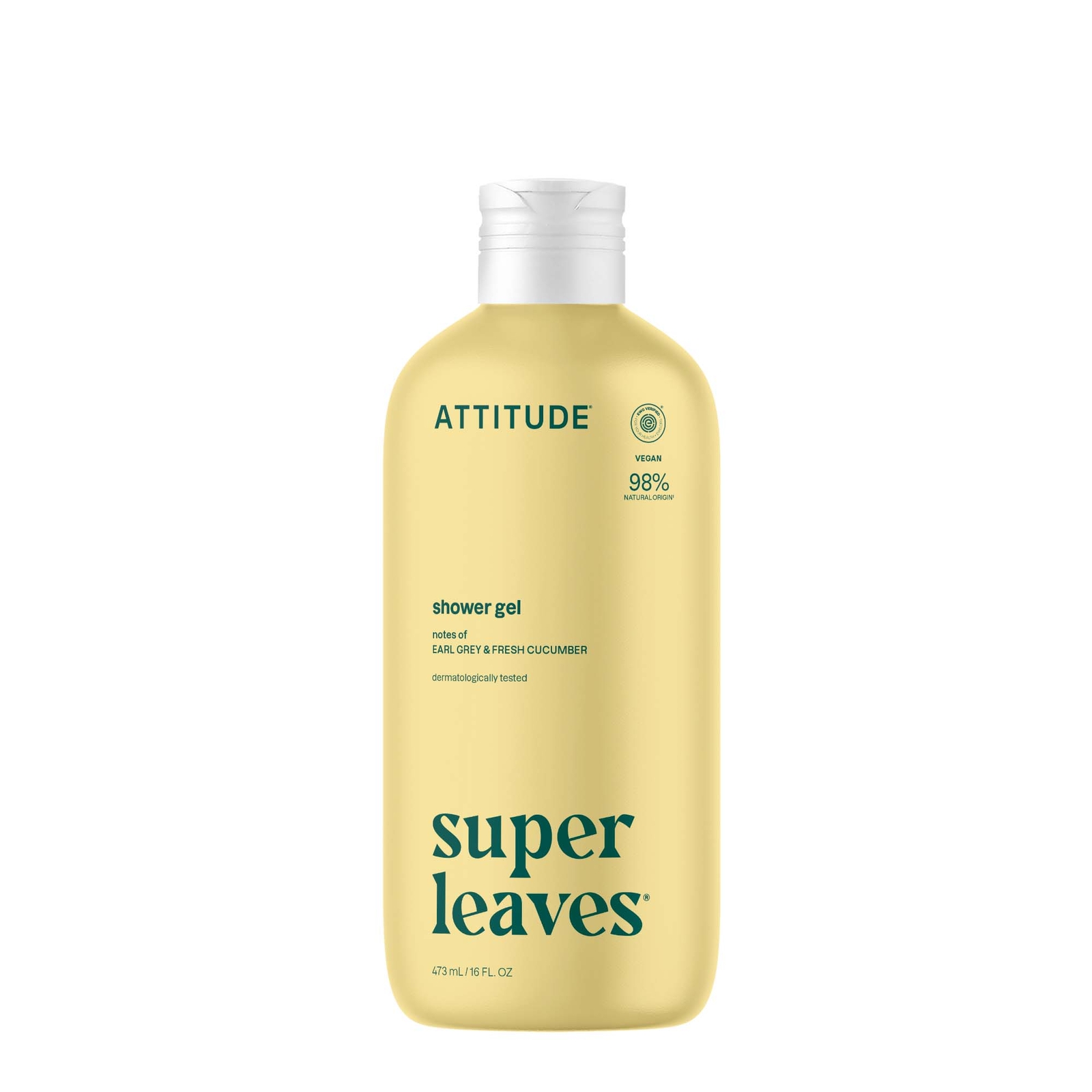 Attitude Super Leaves Earl Grey & Fresh Cucumber Shower Gel