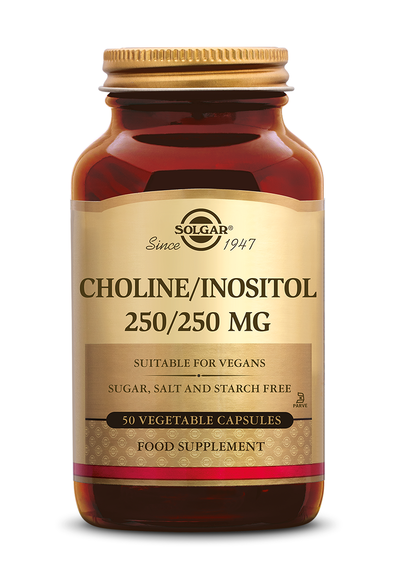 Solgar Choline/Inositol 250/250 mg Capsules
